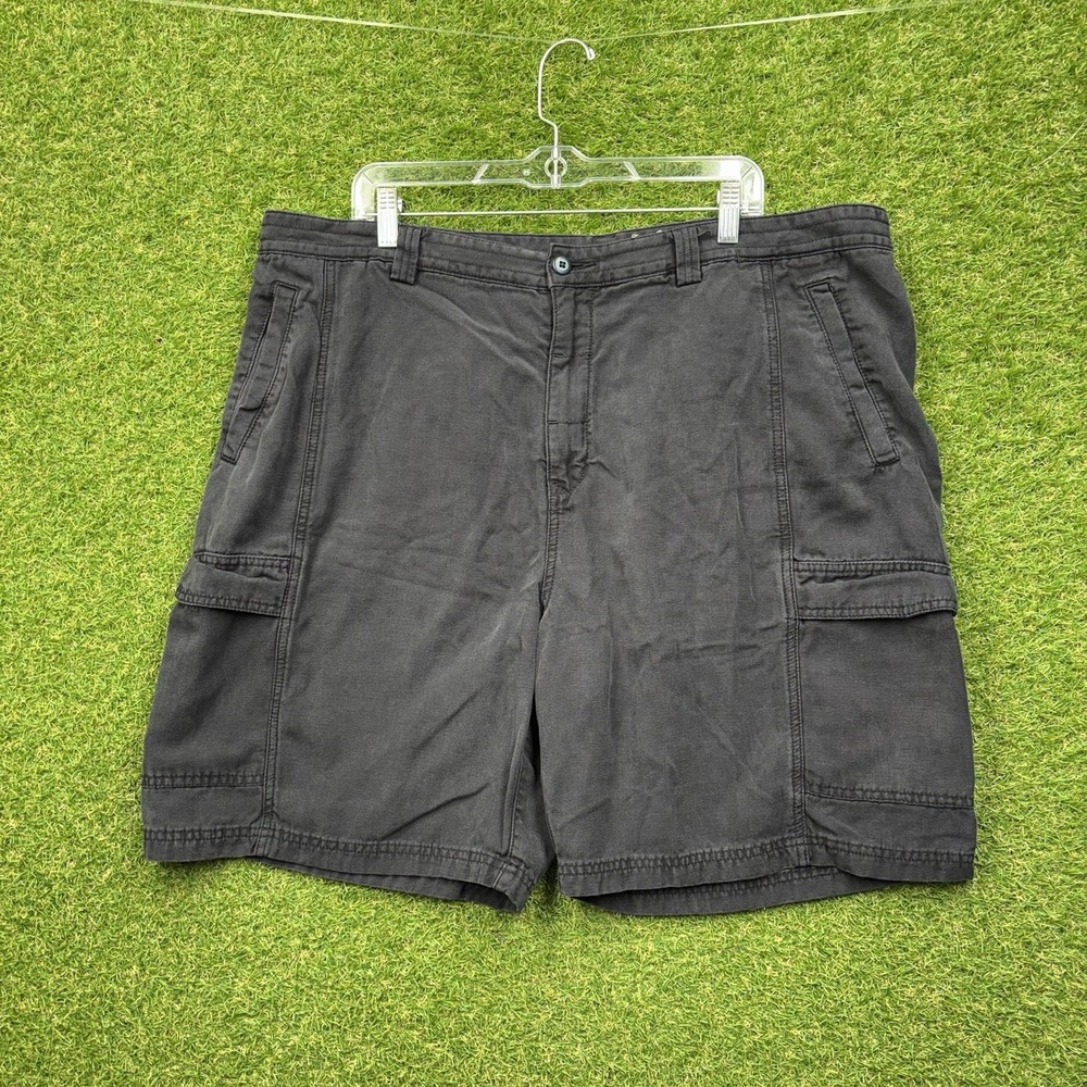Tommy Bahama Cargo Shorts Mens 42 Blue Casual Cotton Lyocell Beach Dadcore